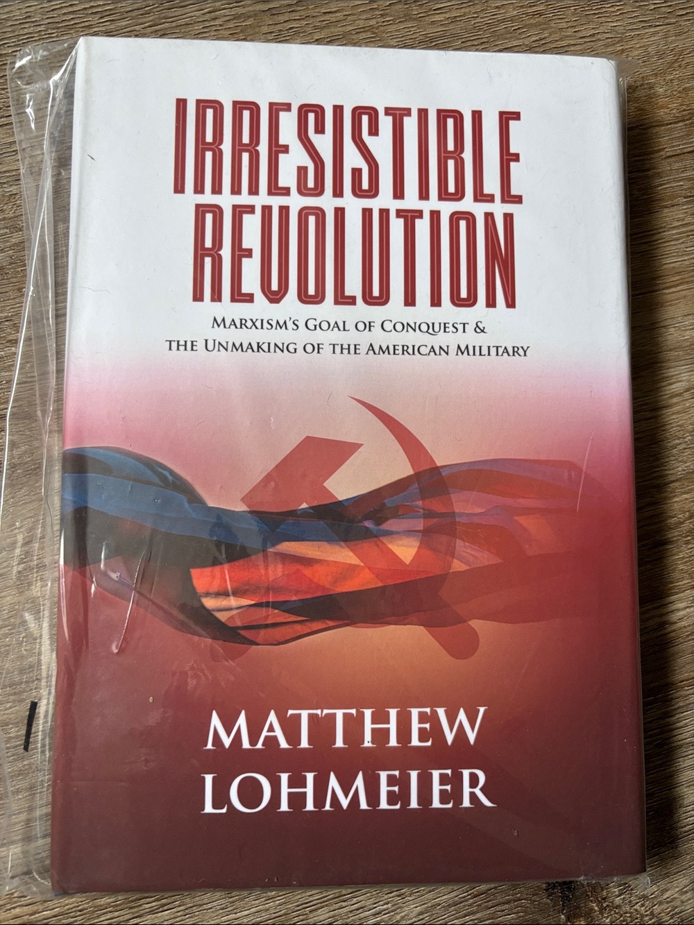 Red Gradient Hardcover Book - "Irresistible Revolution"